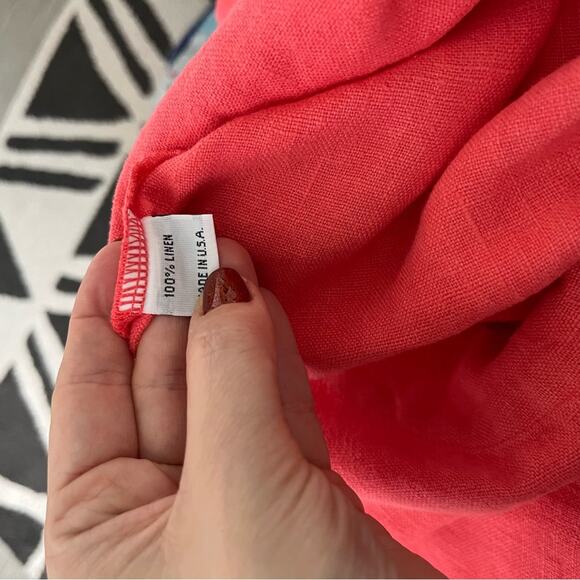 Bryn Walker Smock Linen Dress in Coral Size XS - Picture 5 of 5